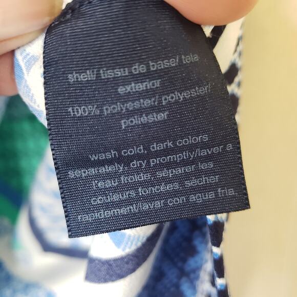 Tommy Hilfiger shorts green blue graphic print palm beach size 2 - Picture 5 of 6